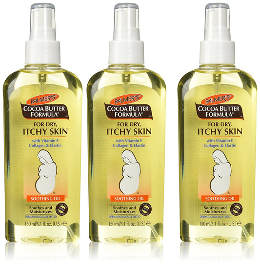 Palmer's Cocoa Butter Formula Soothing Oil for Dry Itchy Skin - 5.1 fl oz (Pack of 3) by Palmer's