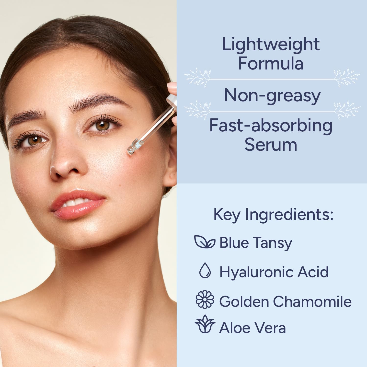 Berkland- Suero activador de terapia de luz roja para rostro y cuello: para varita facial, terapia de luz roja y microcur