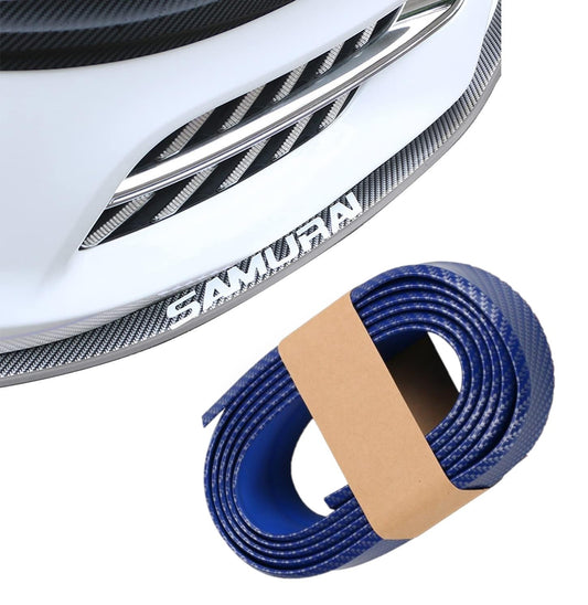 Spoiler Universal Vmingo Fibra Carbono Azul Flexible