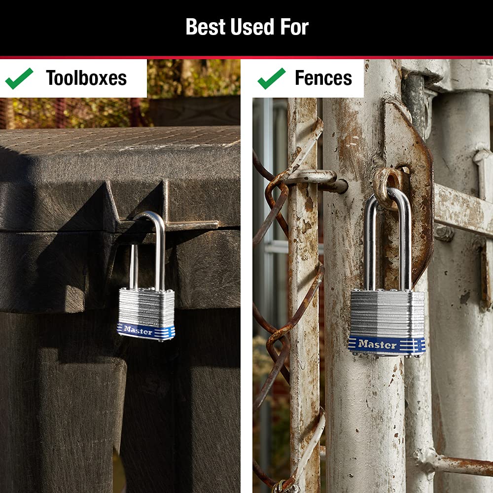 Candado Master Lock acero laminado 1-9/16 pulgadas ancho 3DLH