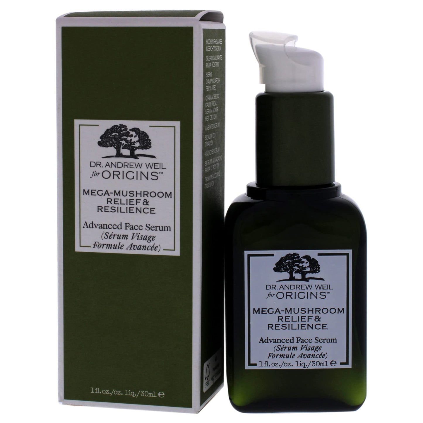 Origins Mega-Mushroom Relief and Resilience Advanced Face Serum Women Serum 1 oz