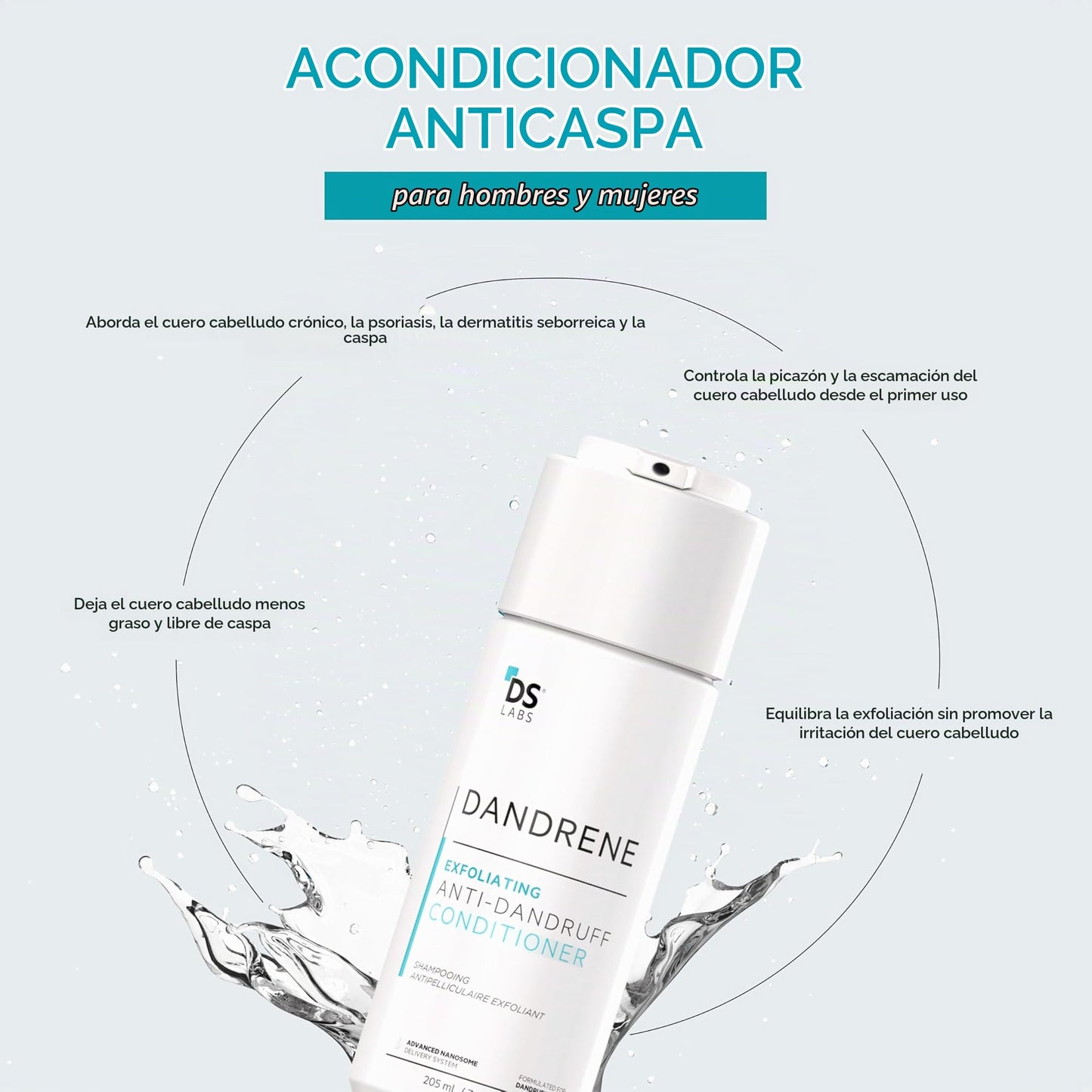 DS Laboratories | Dandrene® Acondicionador Exfoliante Anticaspa