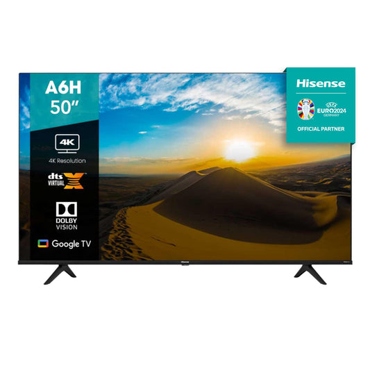 Hisense Pantalla 50" 4K Smart TV LED 50A6H Google TV