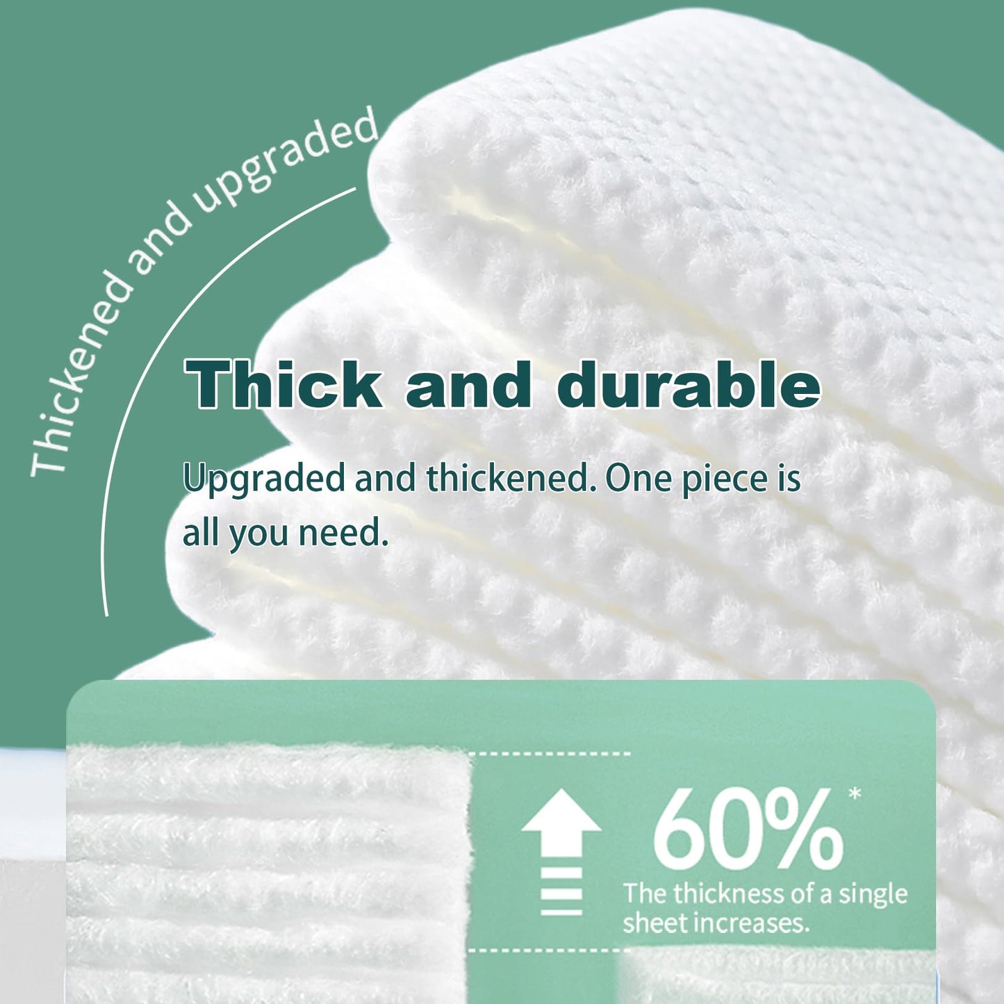 CALM LIFE Toallas faciales desechables colgantes, 4 paquetes (640 unidades) - Diseño de montaje en pared para una fácil dispensación, toallitas secas extra suaves y absorbentes para el rostro, 8x8 pul
