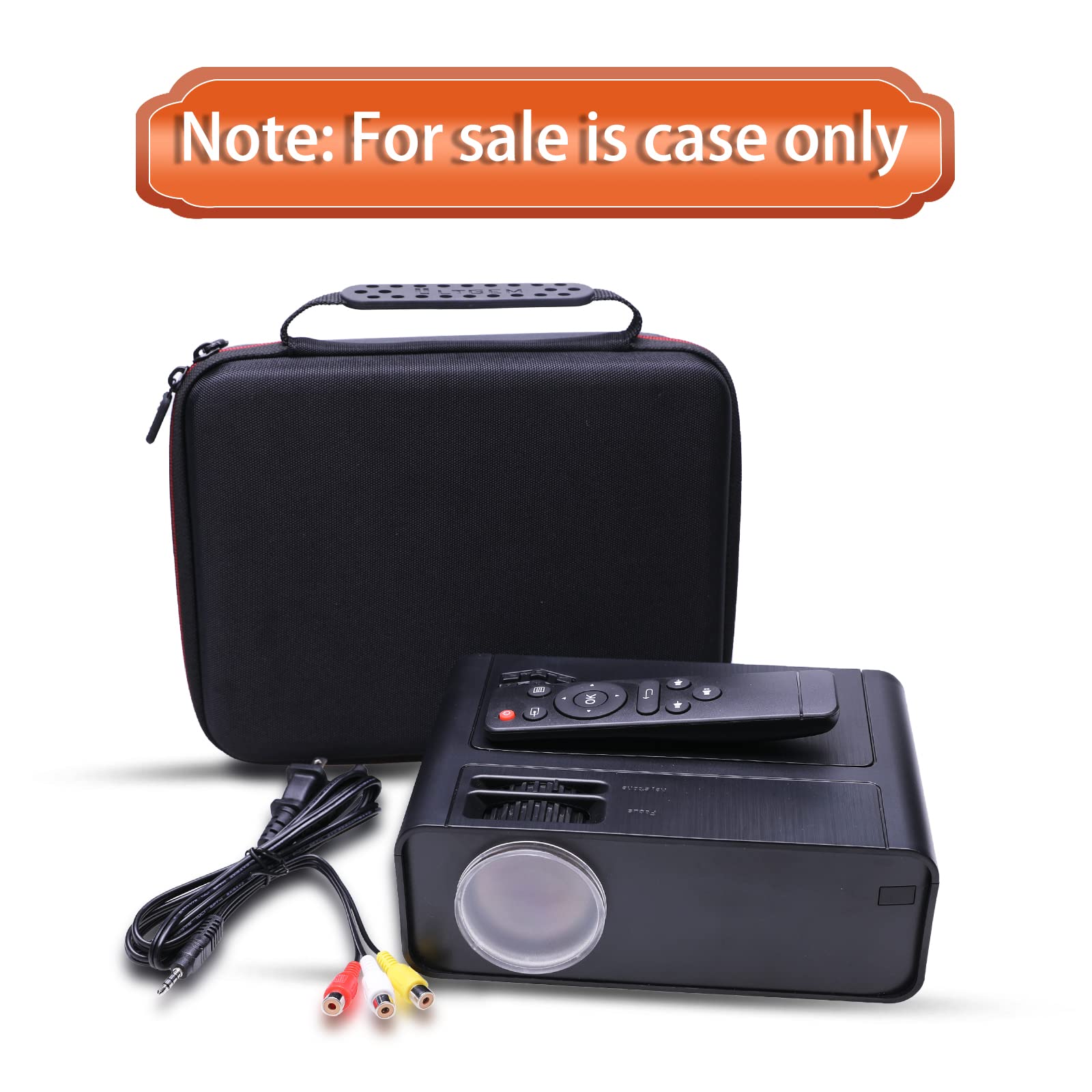 LTGEM - Funda para proyector compatible con ELEPHAS BL128 Mini proyector 2024 actualizado (interior: 9.8 x 7 x 3.5 pulgadas), solo funda