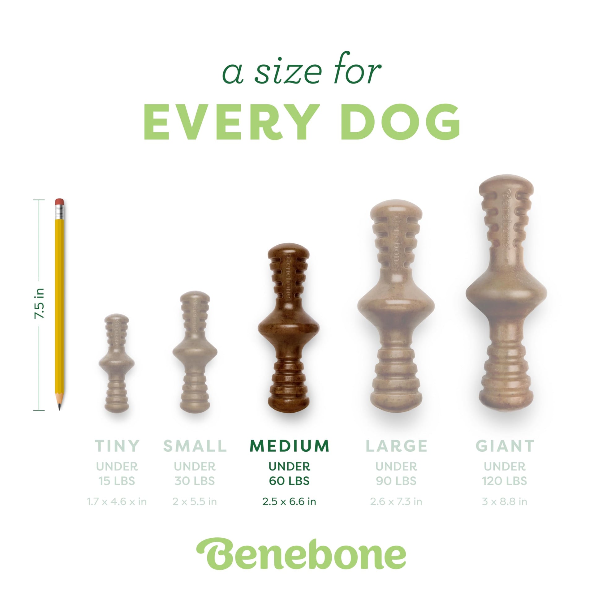 Benebone Juguete Masticable Sabor Pollo Mediano Zaggler