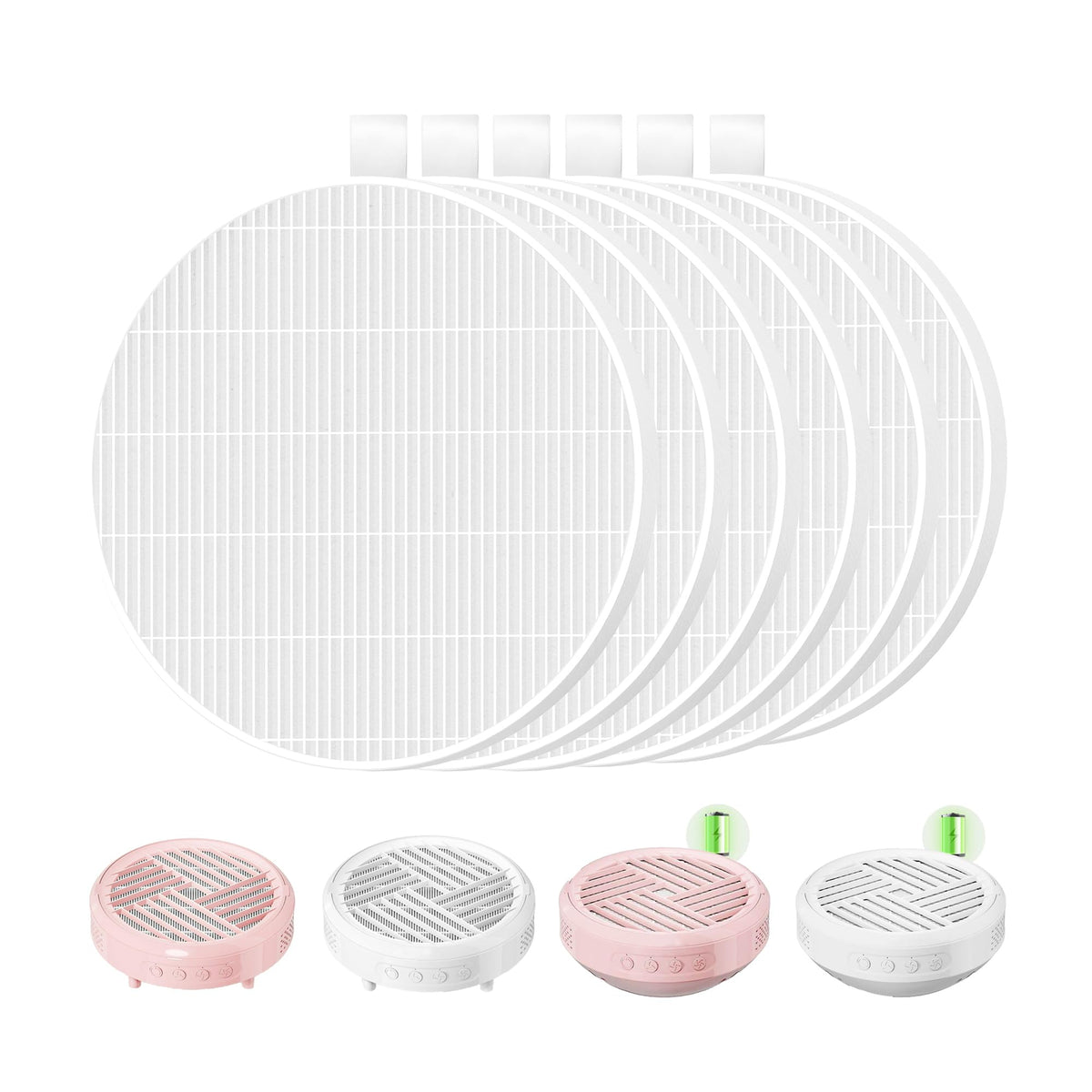 Filtros de Repuesto HPro Blanco para Colector de Polvo de Uñas para Mujer