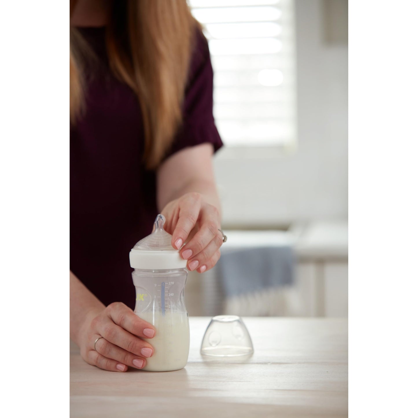 NUK Simply Natural Biberón con SafeTemp
