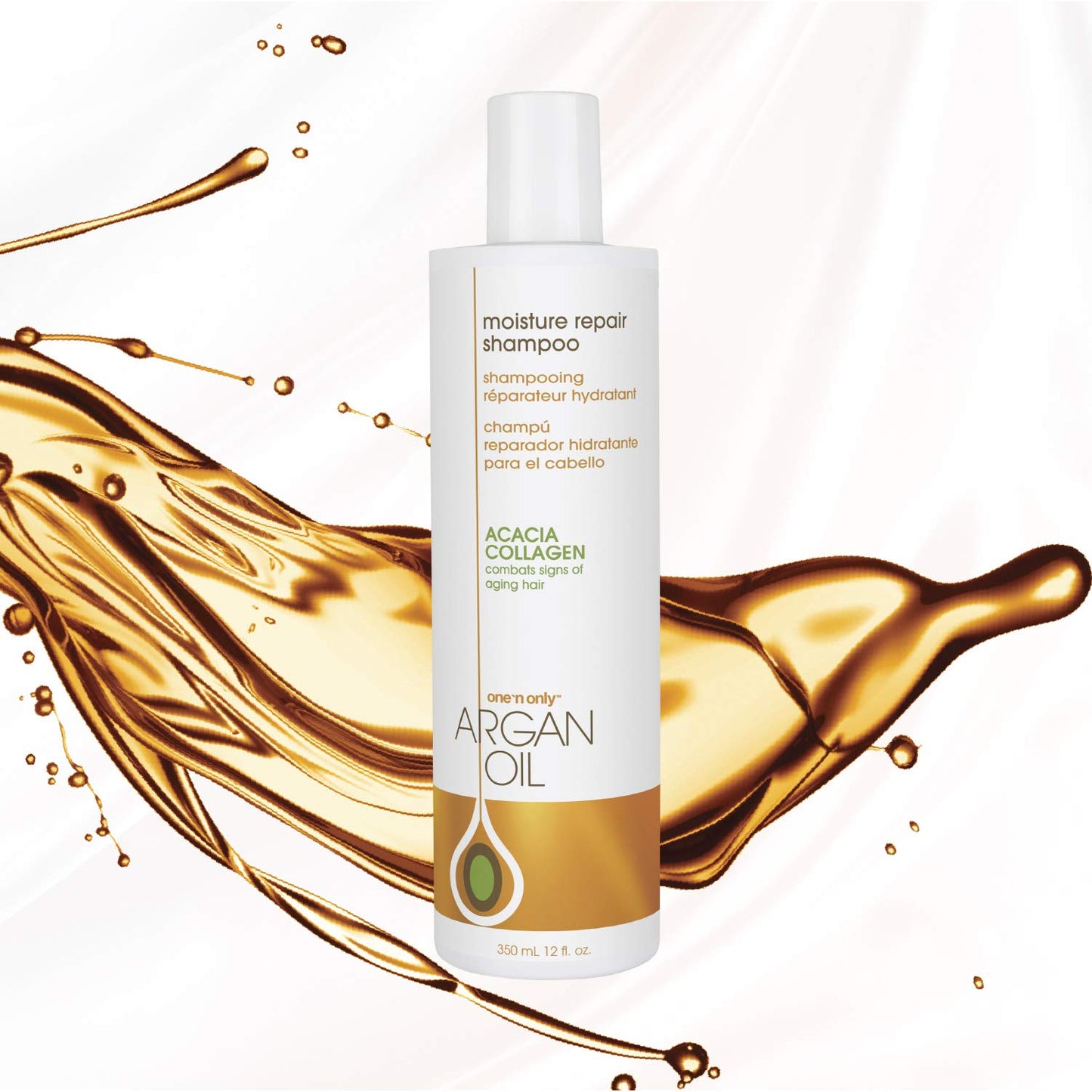 One N´Only Shampoo Reparador Hidratante con Aceite de Argán 350 Ml
