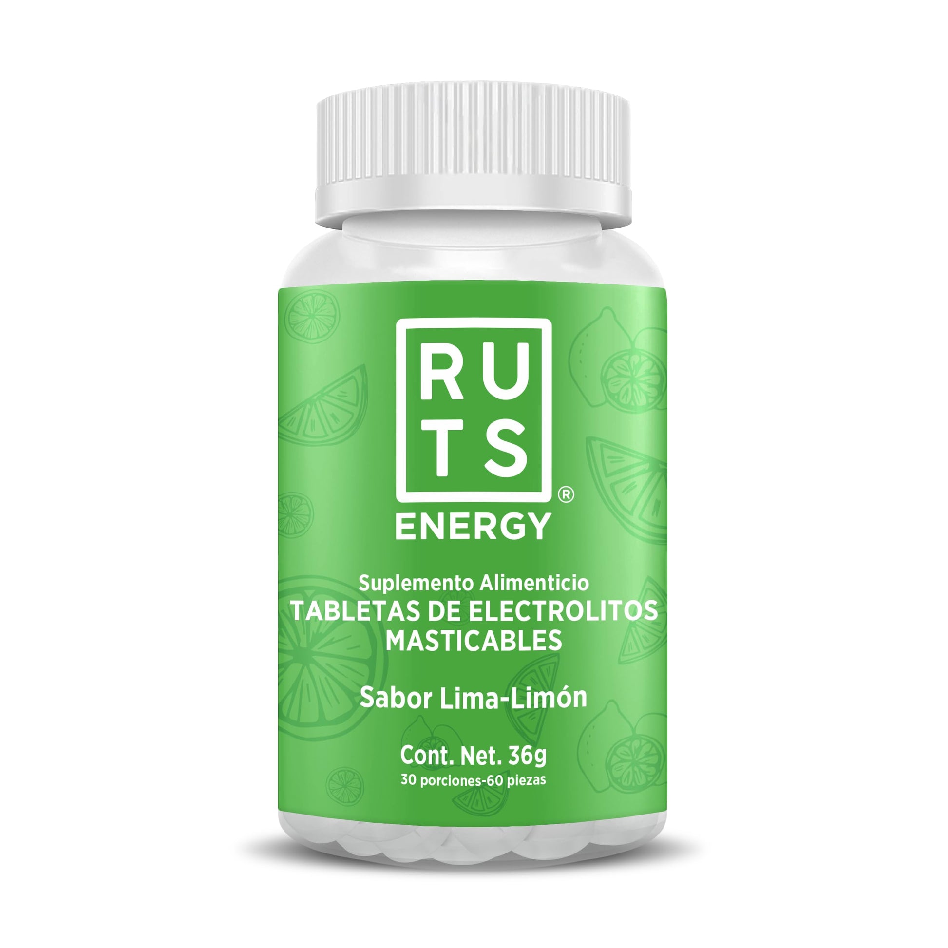 Electrolitos Masticables Ruts Energy Lima-Limón + Energy Gel Mix Ruts