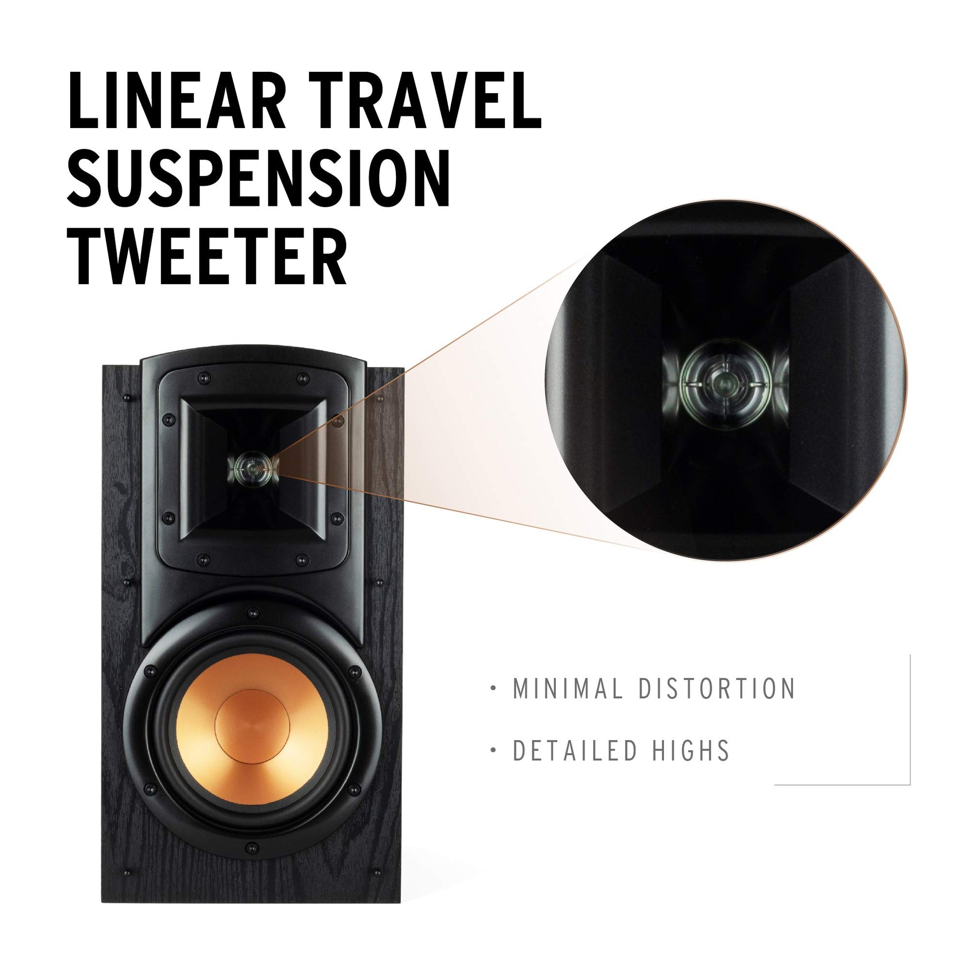 Klipsch Synergy Black Label B-200- Par de Altavoces de estanteria Color Negro