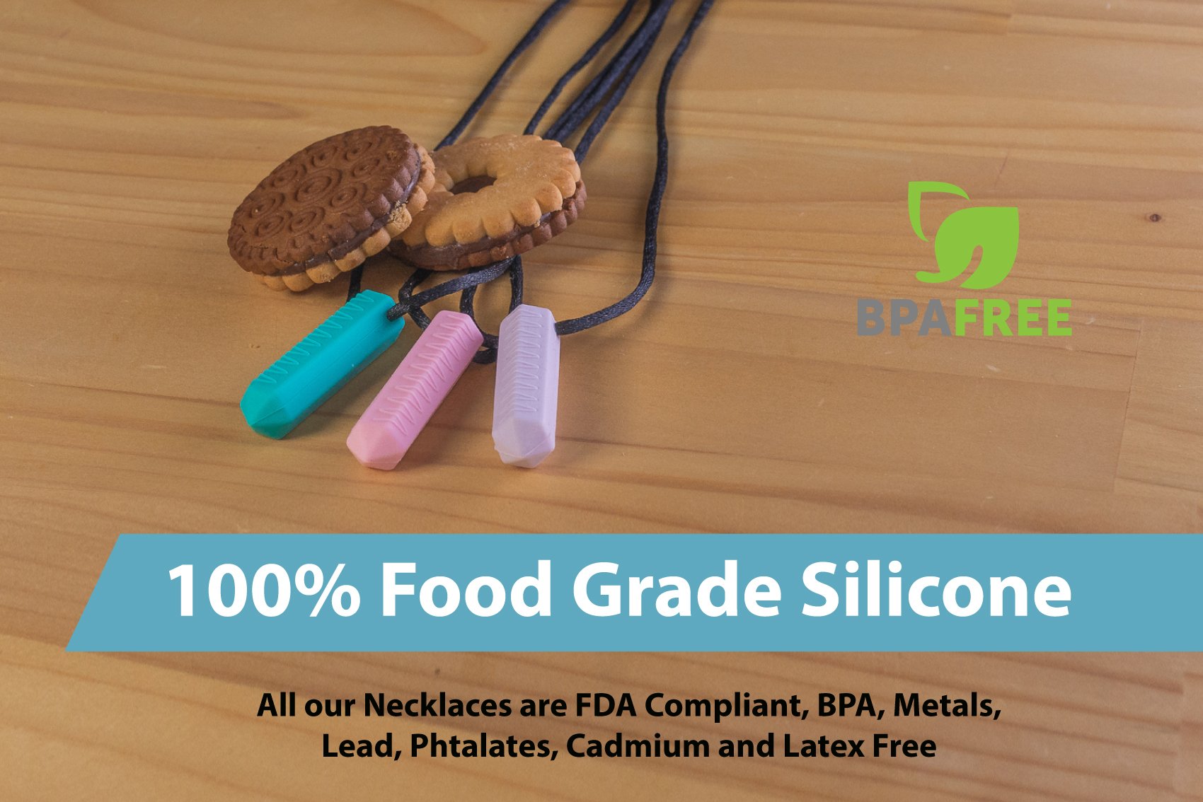 Colgante Masticable Tilcare Chew Chew Silicona para Niños y Adultos con Autismo