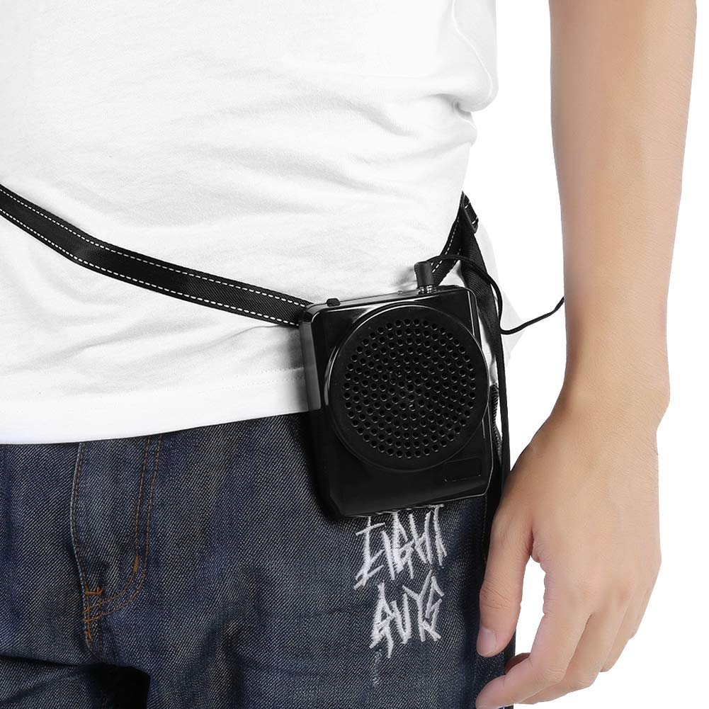 Pomya Amplificador de Voz, micrófono de Auriculares con Amplificador de Voz, Amplificador de Voz de Cintura, Amplificador de micrófono, para enseñar a Hablar con guía de Viaje