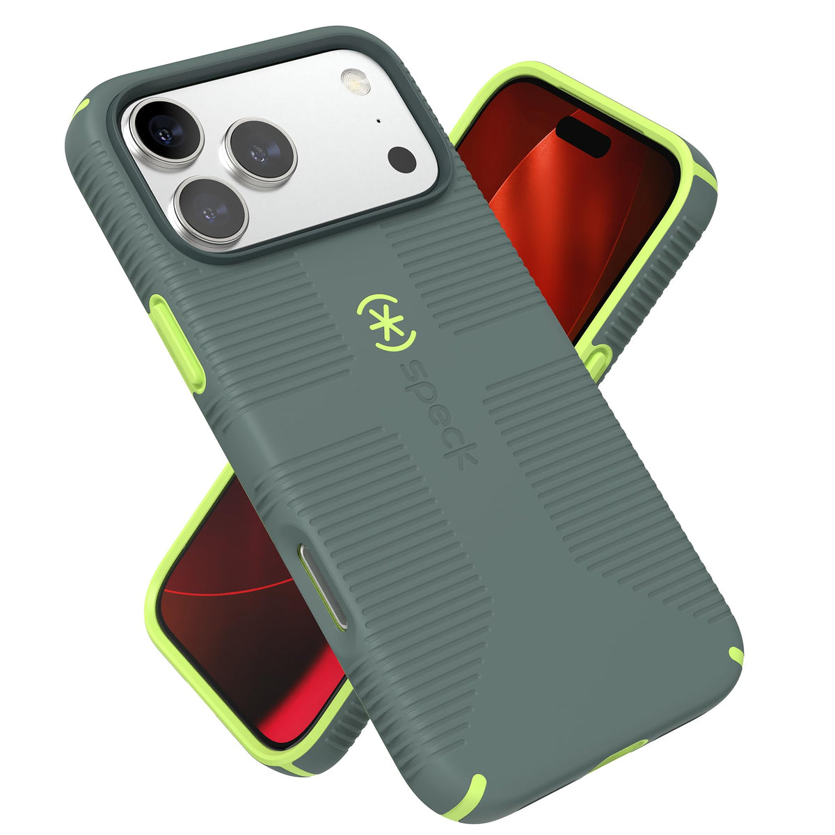 Funda CANDYSHELL Grip Speck Apple iPhone 17 Pro MAX Neo Drab Verde Brillante