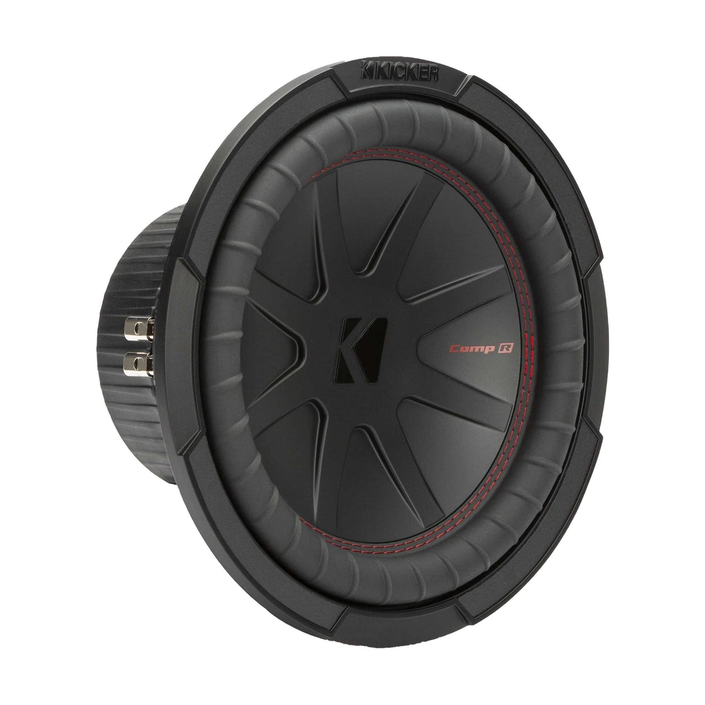 KICKER 48CWR104 CompR Subwoofer de 10 pulgadas, DVC, 4 ohmios