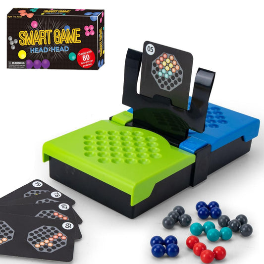 Juego de Mesa YOWNDSN Educativo Azul para Niño con Puzzle IQ 2D/3D portátil