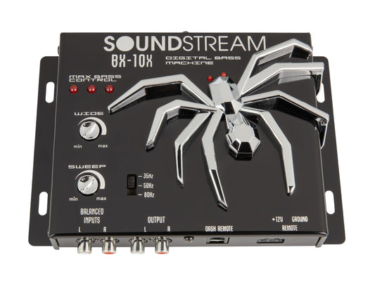 Soundstream Bx10x - Procesador de reconstrucción de Graves, Color Negro, Procesador de Graves, 10.75in. x 8.75in. x 2.5in., Negro