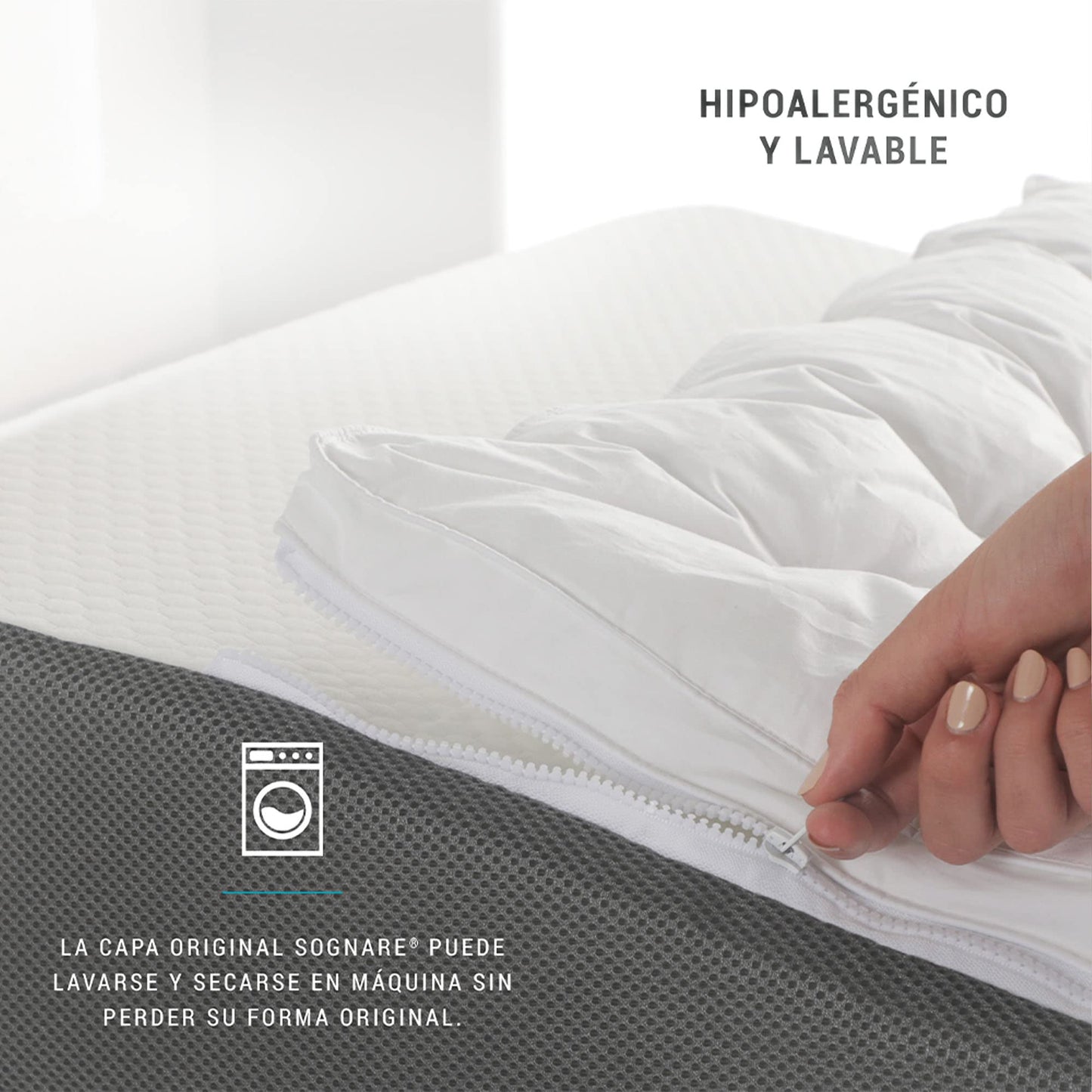 Almohada Sognare Trucomfort Advanced Memory Foam Fussion Original Antirronquidos y Antireflujo