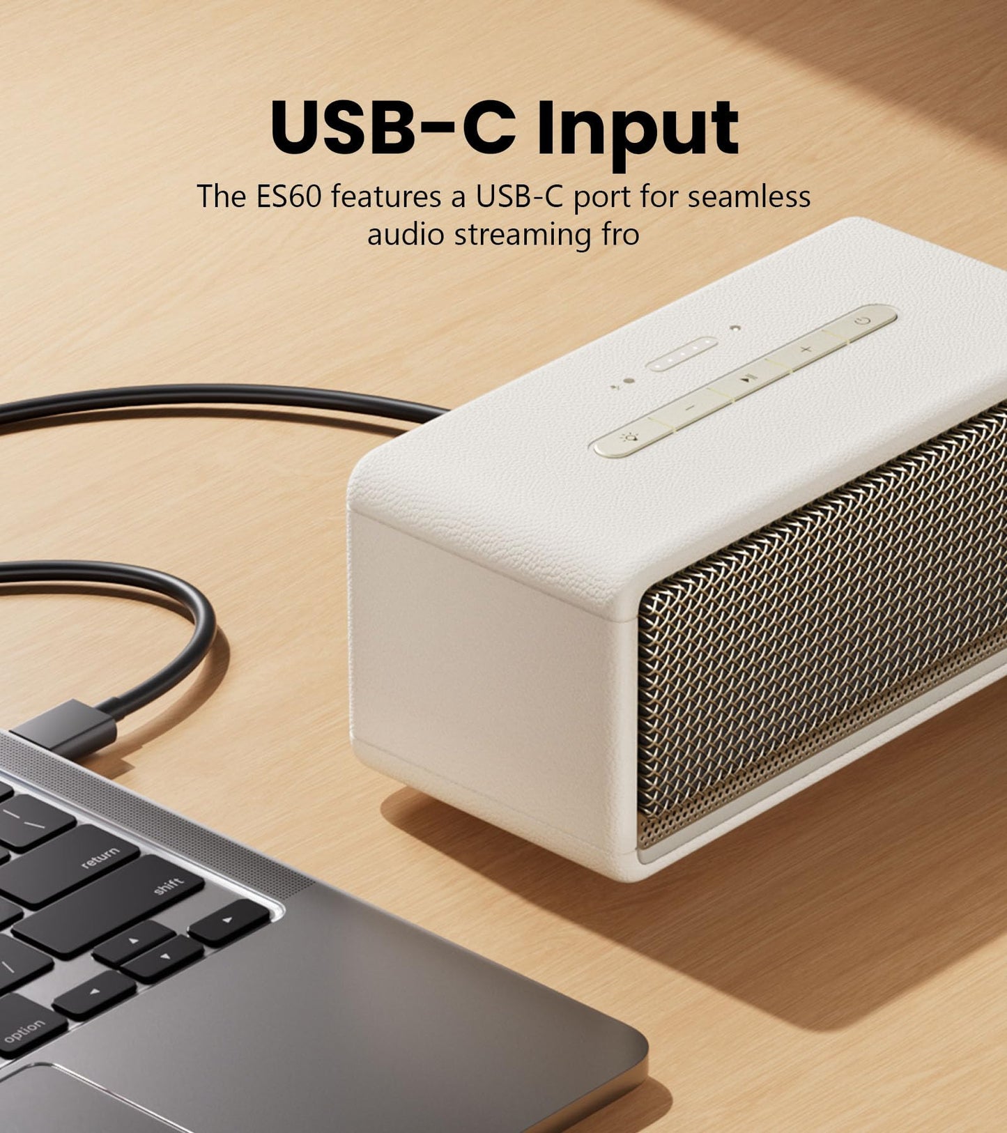 Edifier ES60 Altavoz Bluetooth, portátil con emparejamiento estéreo, IP66 a prueba de polvo y agua, 9H de tiempo de reproducción, BT5.4, 34W RMS, conexión de dispositivo dual, luz ambiental para