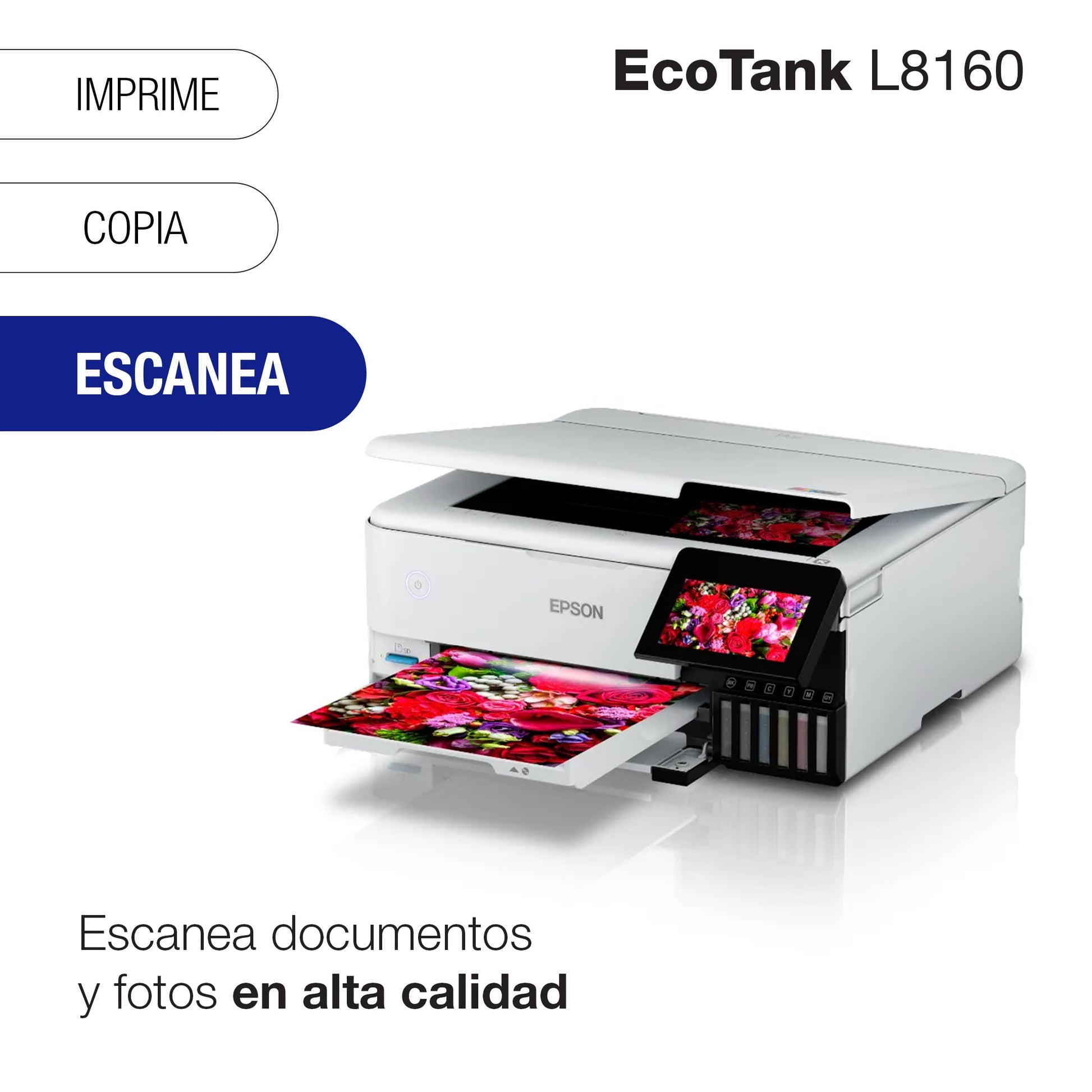 Epson Ecotank Impresora Fotográfica Multifuncional L8160