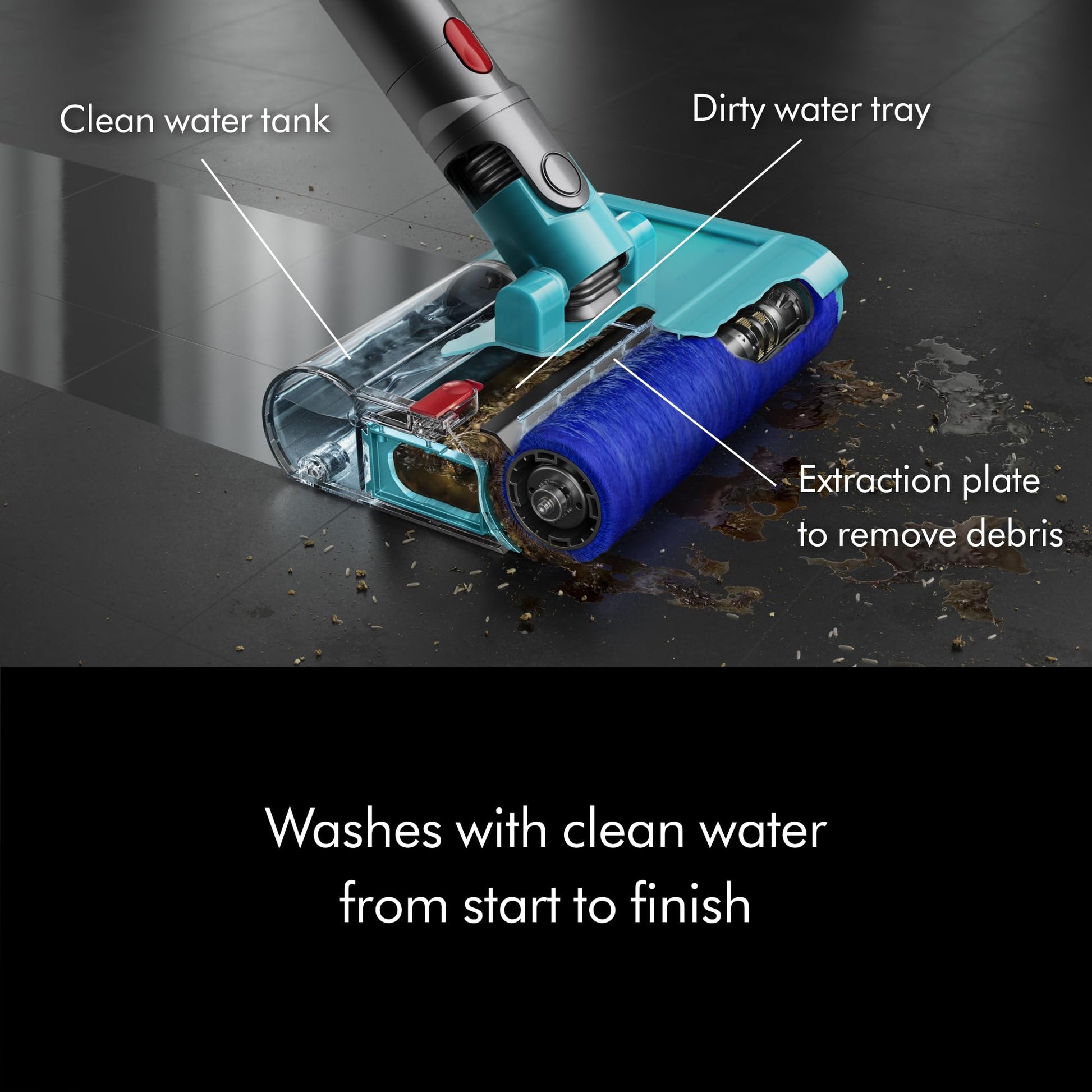 Dyson V15s Detect Submarino Aspiradora en seco húmedo, Amarillo/níquel