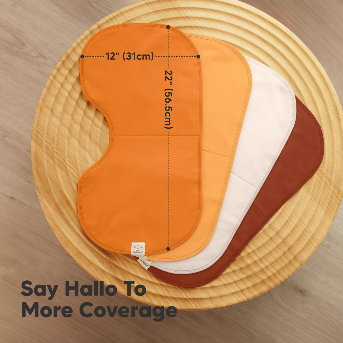 Paquete de 4 paños para eructos Hallo (Sahara)