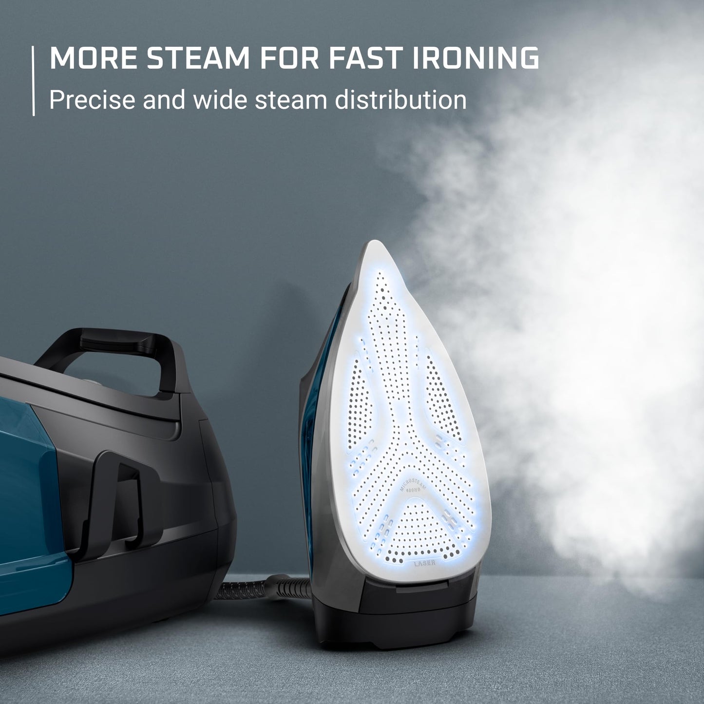 Plancha de Vapor Rowenta Perfect Steam Pro 1800 W con Suela MicroSteam400HD