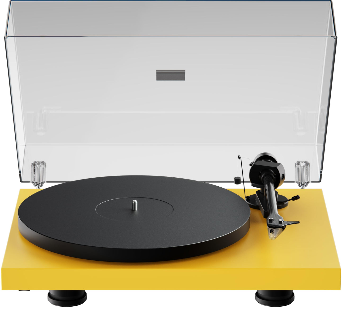 Pro-Ject Debut Evo 2 - Tocadiscos audiófilo de nueva generación con brazo de carbono y cambio de velocidad electrónico, fabricado en Europa (satén amarillo dorado)