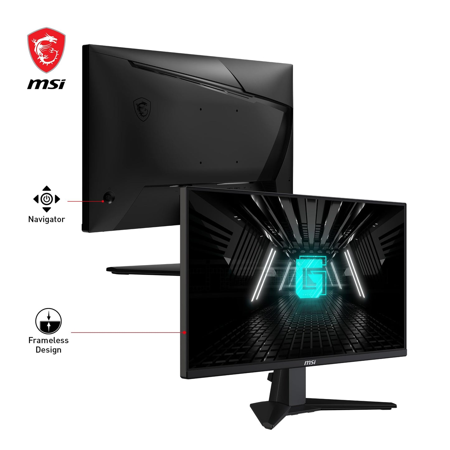 Monitor Gamer MSI Negro Rapid IPS 180 Hz 1ms GTG