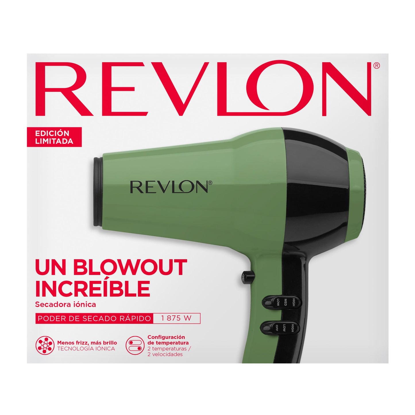 Revlon Secadora Ionica Blowout Verde