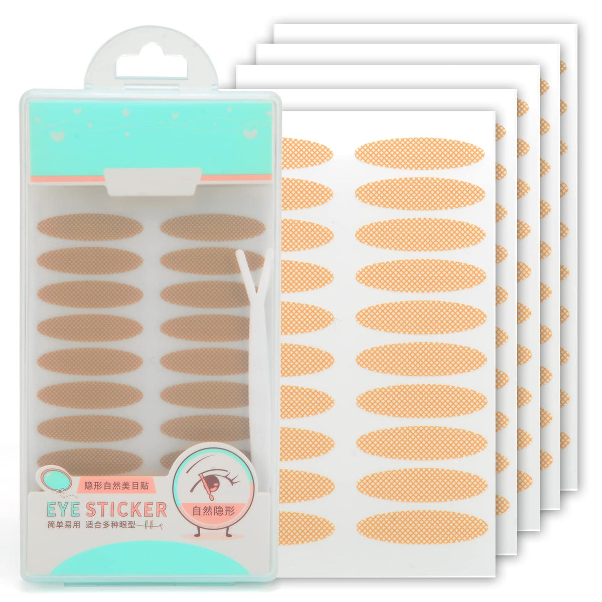 Cinta Invisible Natural Pormasbenzer Para Párpados, Adhesivo De Encaje Transpirable, Tira Autoadhesiva Para Levantamiento