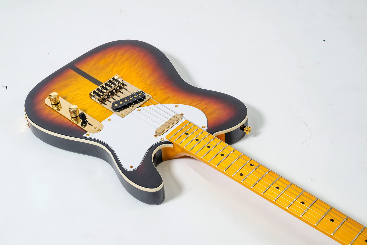 Aureal,Guitarra Eléctrica Gloss Kg-06 Con Funda, Alta Calidad