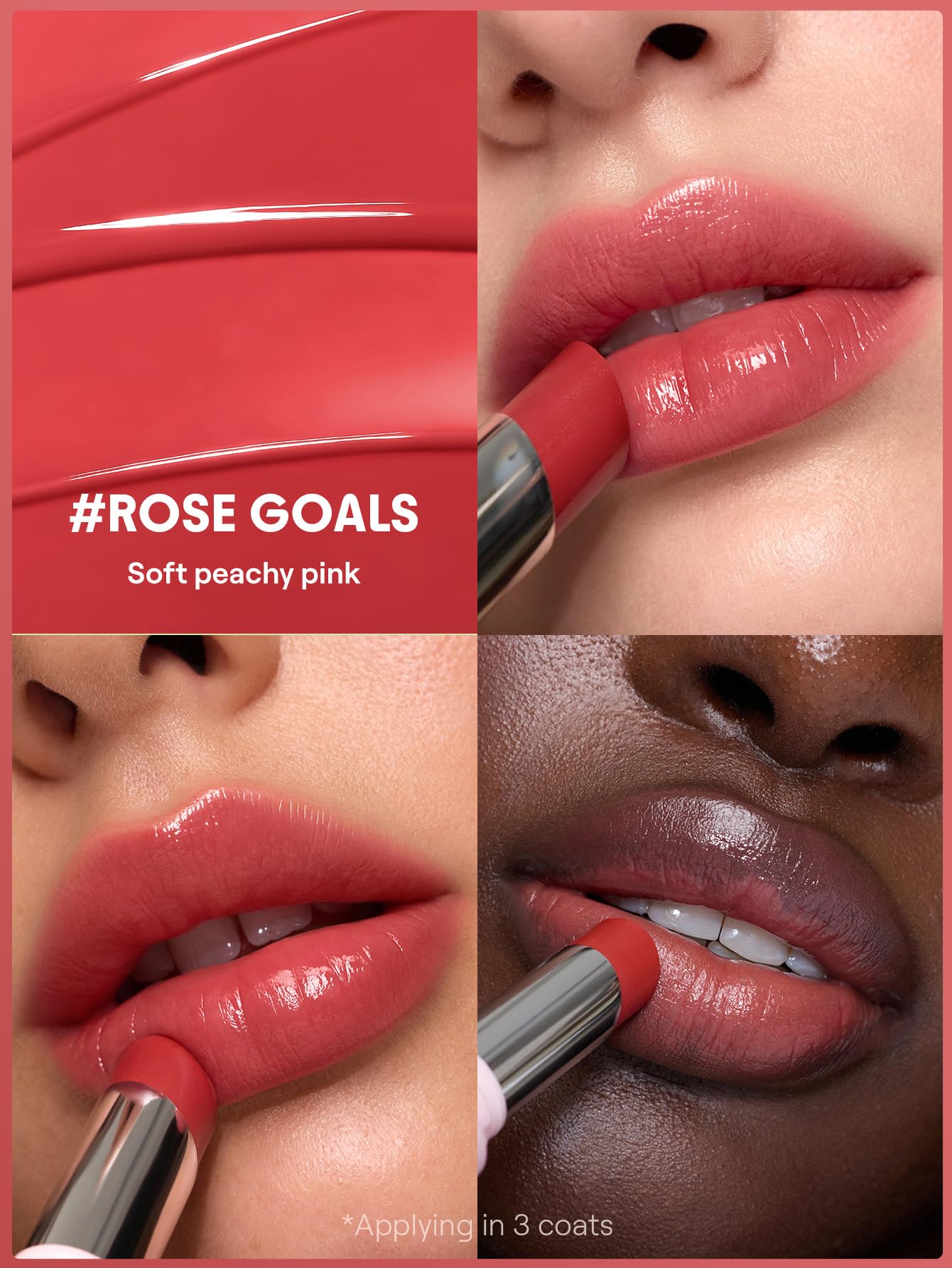 SHEGLAM Bálsamo labial Silk Slip con aceite - 108 Rose Goals