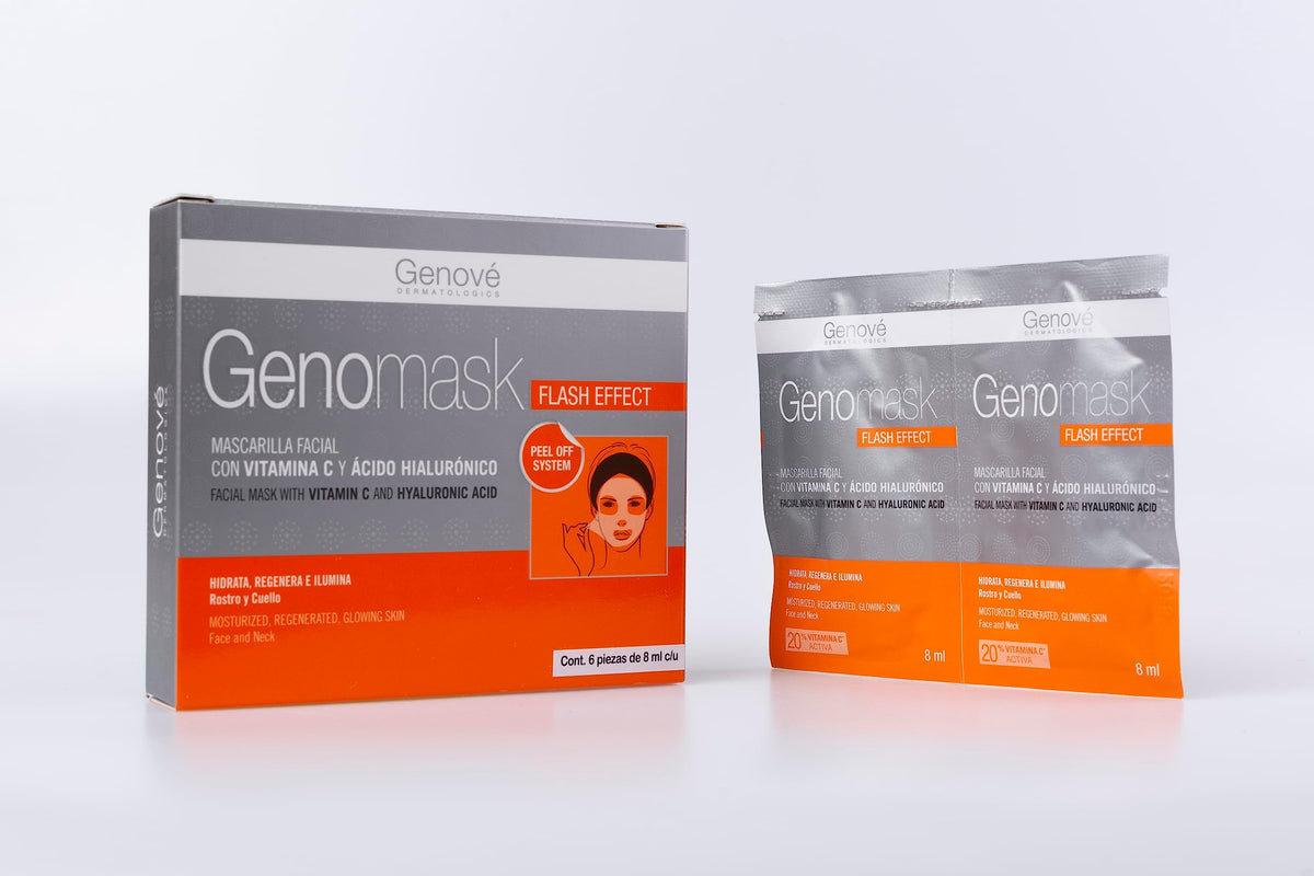 GENOVÉ GENOMASK MASCARILLA FACIAL 6 Sobres X 8 ml GEL