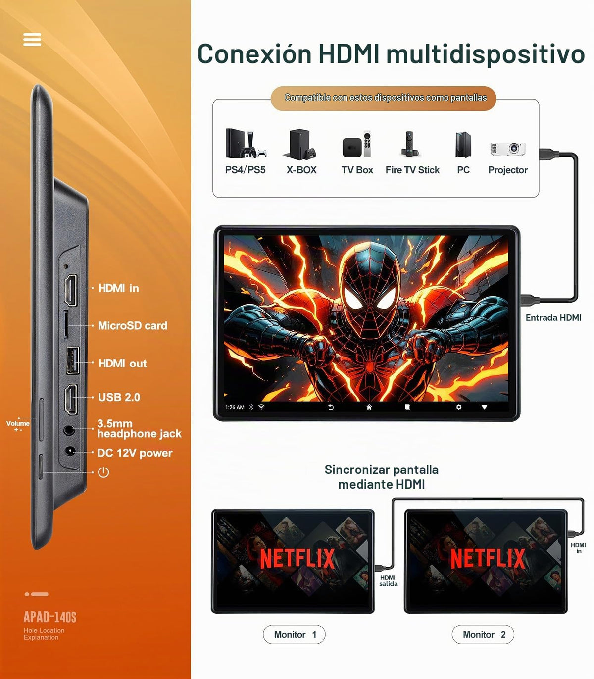 Monitor de Reposacabezas Seventour 14 Pulgadas 4K Android 13 para Entretenimiento en Coche