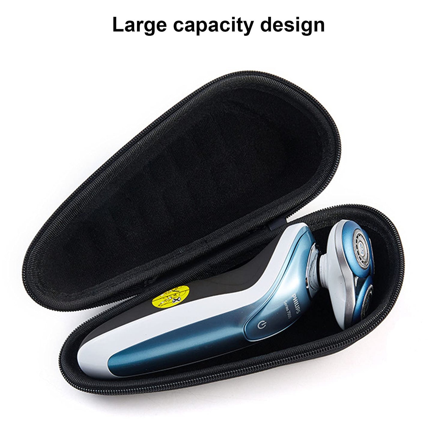 LinMei - Funda rígida compatible con Philips Norelco Electric Shaver 3100 3800 3500 2300 2100 6400 Bolsa protectora universal para afeitadoras rotativas de hombre
