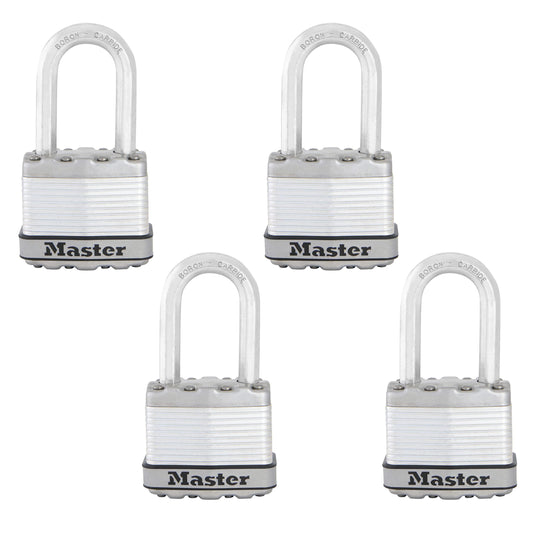 Candado Laminado Master Lock Magnum Acero Paquete de 4