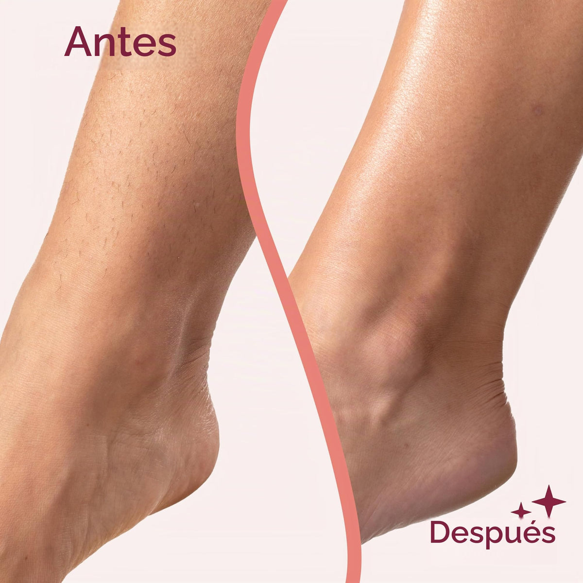 Finishing Touch Flawless Legs 2.0 - Piernas impecables con acabado táctil - Maquinilla de afeitar eléctrica con cabeza giratoria - Recargable - Rosa - Rosado