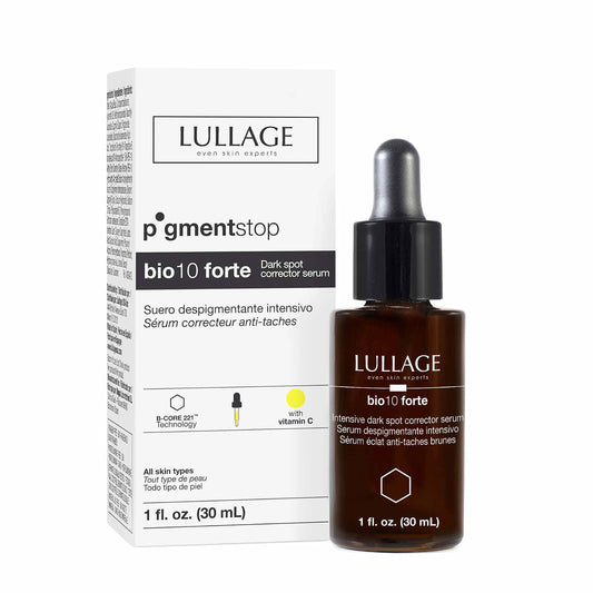 LULLAGE, Bio 10 Forte, Dropper, Suero Despigmentante Intensivo en Gotero, para Todo Tipo de Piel, Anti-manchas Facial, con Vitamina C, 30 ml