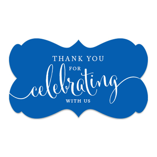 Andaz Press Etiqueta para sobre , Thank You for Celebrating Azul Real, 1, 36.00