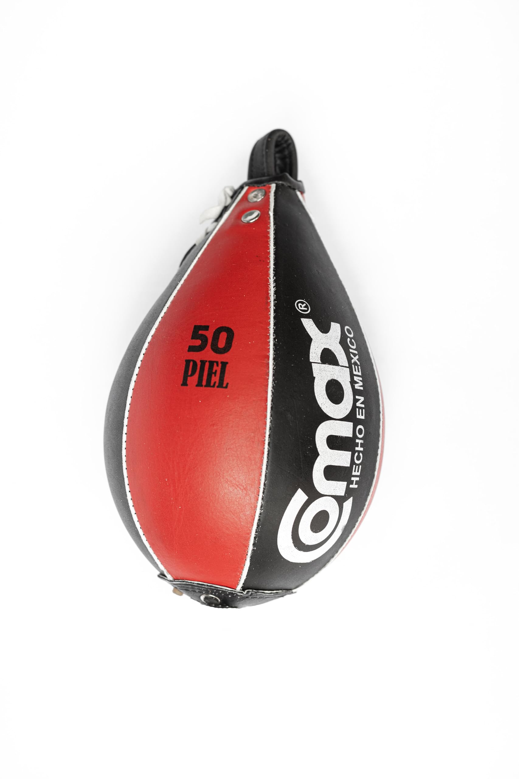 COMAX Pera de Box en Piel con Asa, Bolsa de Boxeo para Entrenamiento, Resiste el Uso Intensivo y Prolongado, Diseñada con 1 o 2 Asas para Ofrecer un Ajuste Seguro y Estable. (1 Asa, 70)
