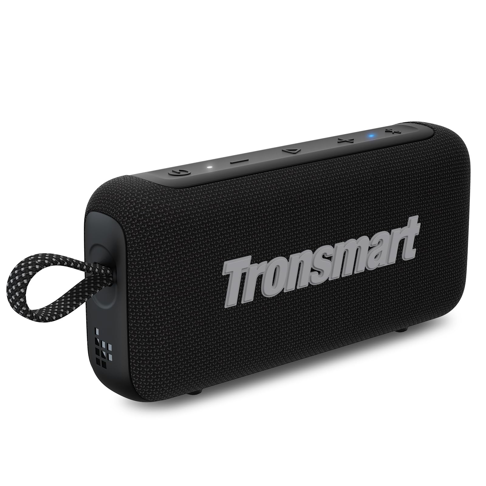 Tronsmart Trip 2 Bocina Bluetooth portátil para Exteriores, Llamadas Manos Libres a través del micrófono Integrado, Resistente al Agua IPX7, Ecualizador Personalizable (Negro)