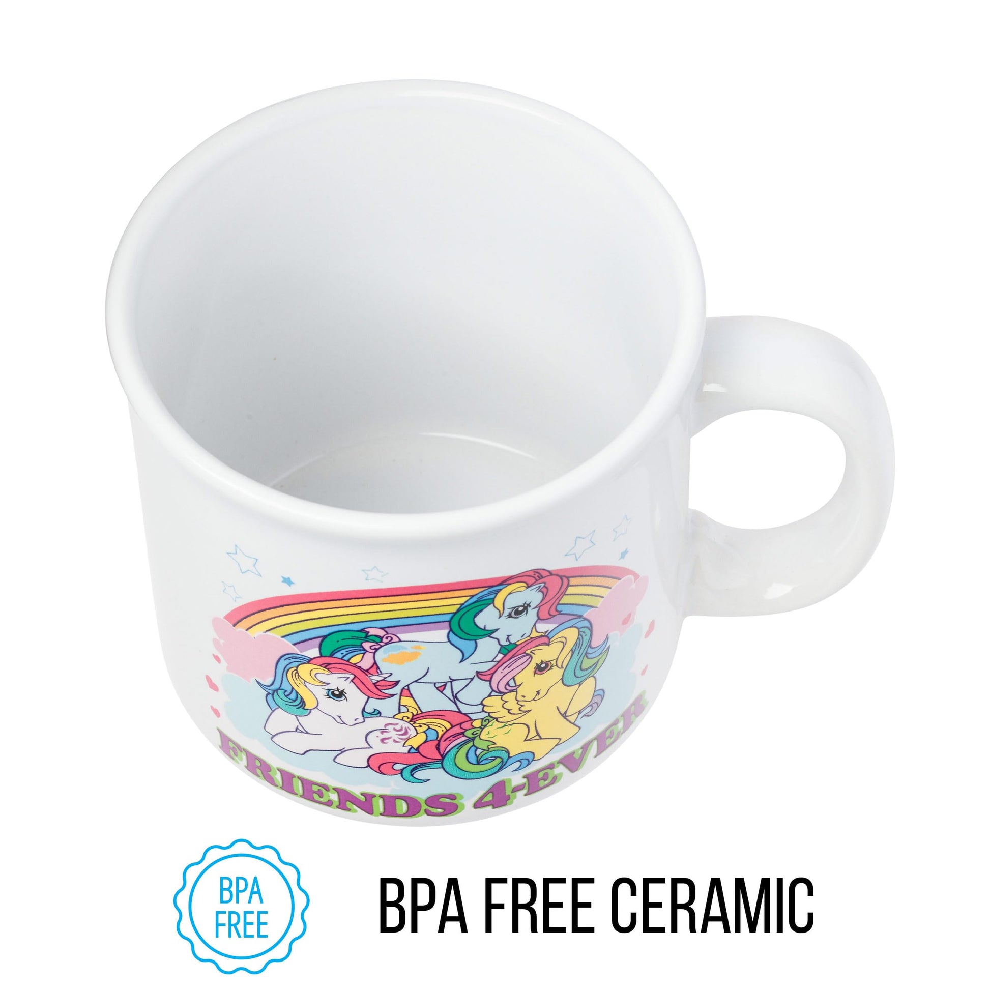 Taza de Cerámica Silver Buffalo My Little Pony Sunlight, Windy y Skydancer para Campista de 20 Onzas
