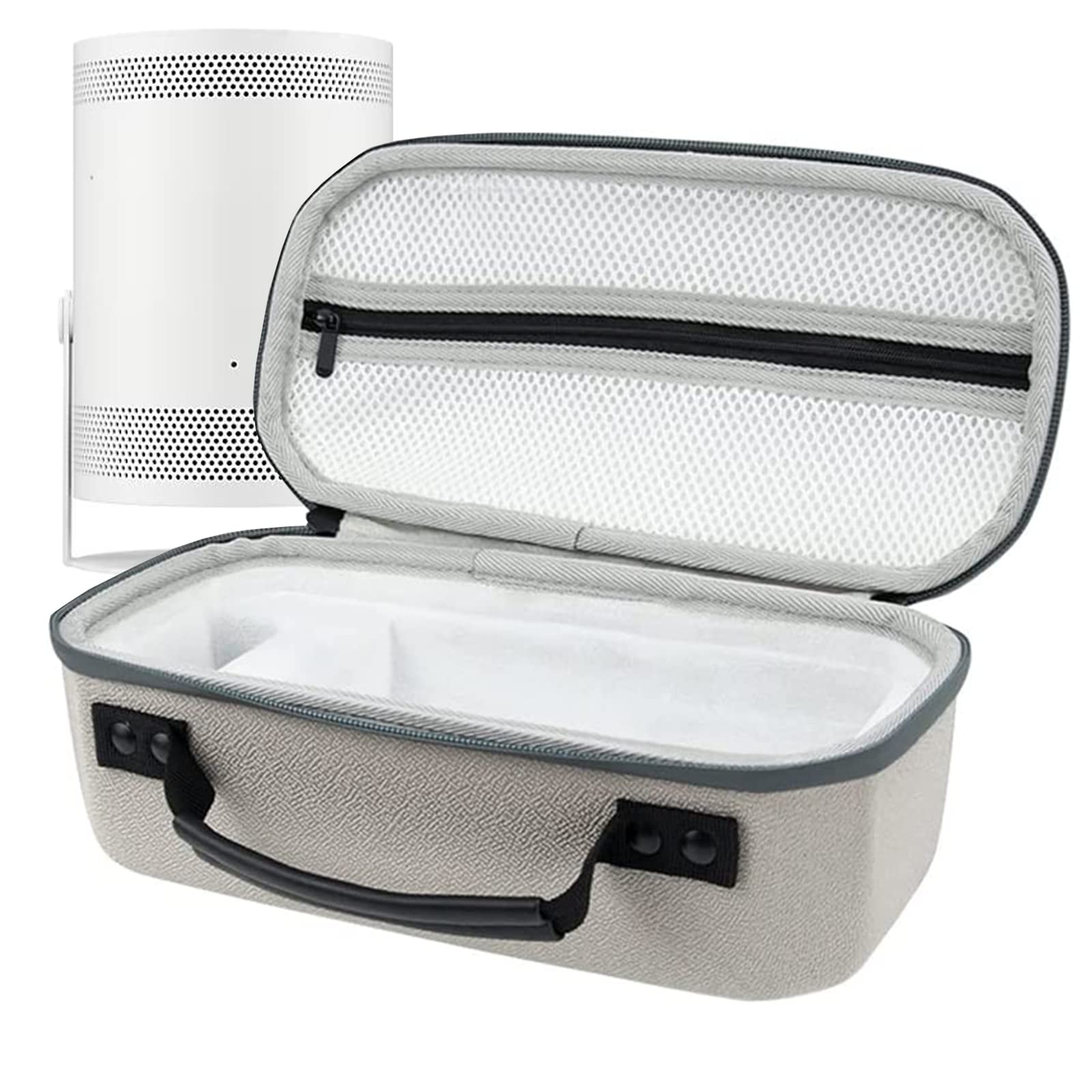 Hzycwgone - Funda rígida para Samsung The Freestyle Smart Portable Projector de 1ª generación y 2ª generación, bolsa de almacenamiento de viaje para el proyector portátil inteligente Freestyle