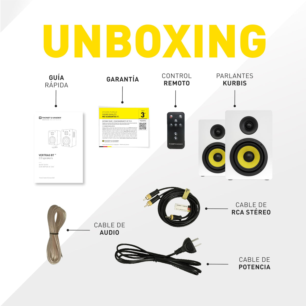 Altavoces Bluetooth Thonet Vander Kurbis Cinema para TV, Música y Gaming