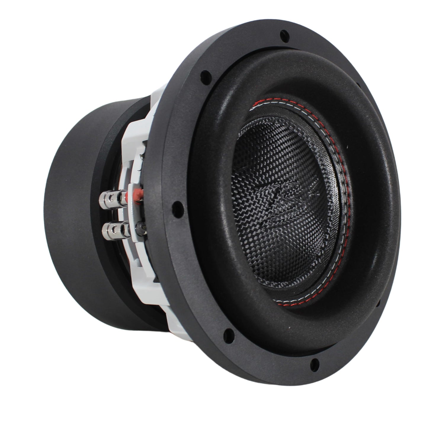 B2 Audio 8 pulgadas 500 vatios RMS Dual 4 ohmios 2 pulgadas bobina de voz alta Excursion Rage Series Subwoofer