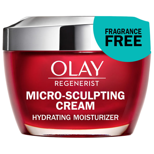 Olay Anti-aging Face Moisturizer Cream Regenerist, Micro-sculpting And Fragrance-free, 1.7 Ounces