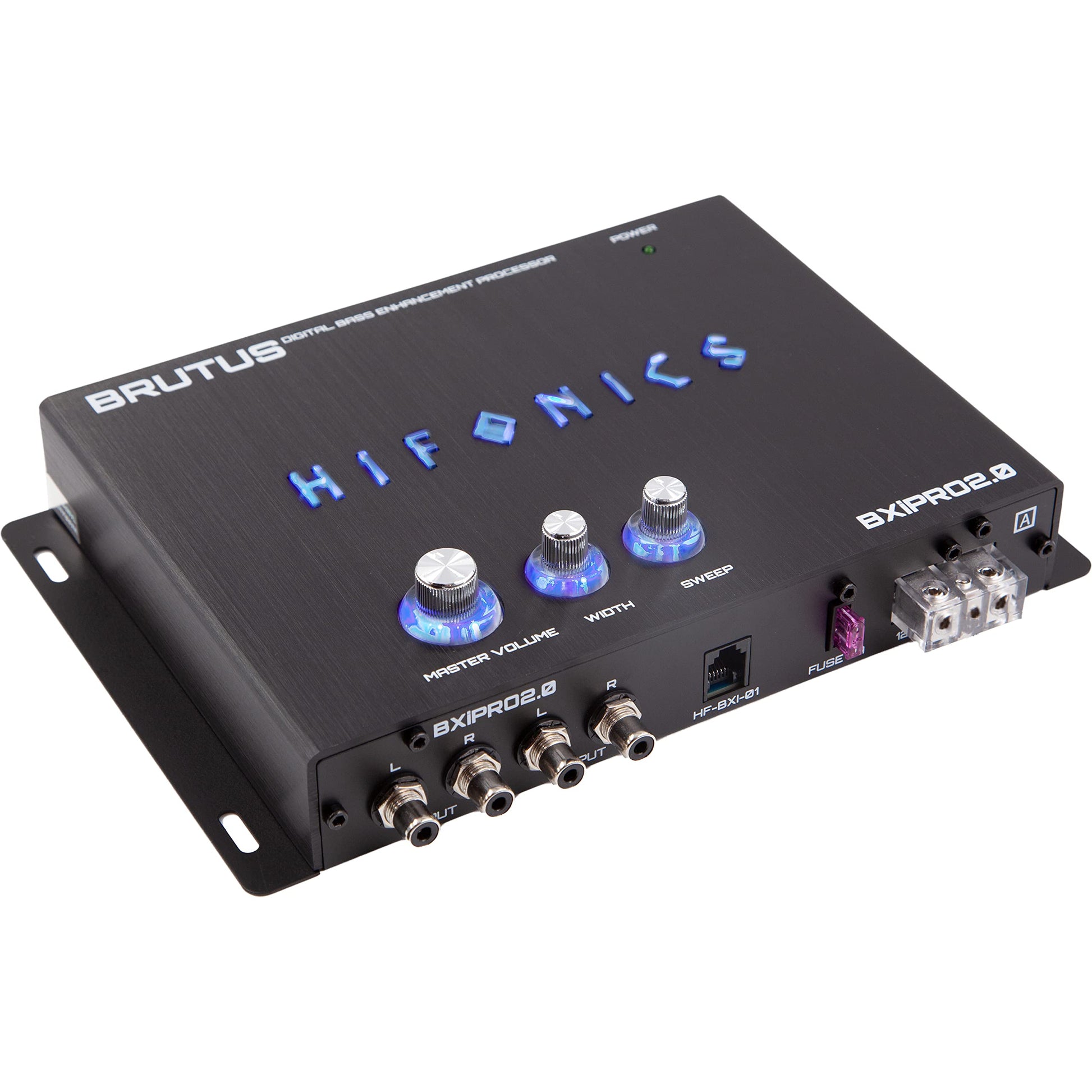 Hifonics BXIPRO20 Digital Bass Enhancement Processor with Dash Mount Remote Control
