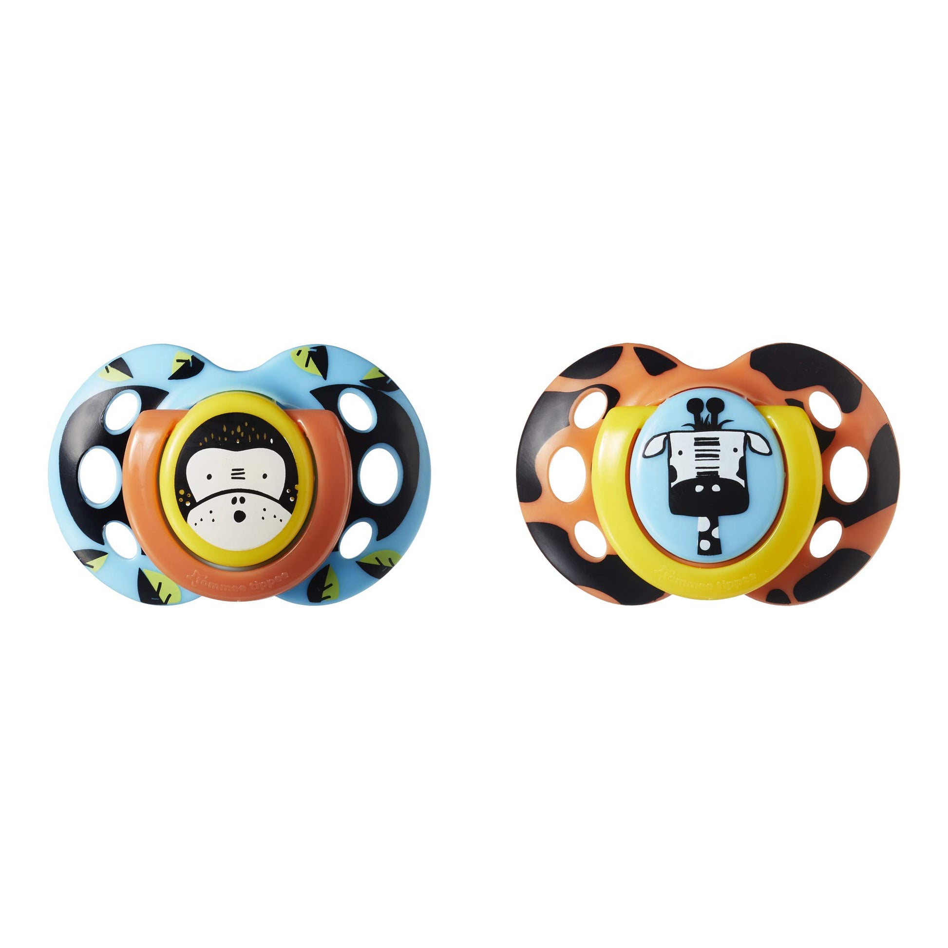 Chupete Tommee Tippee Multicolor Estilo Divertido para Bebé Unisex 18-36 Meses Paquete de 2