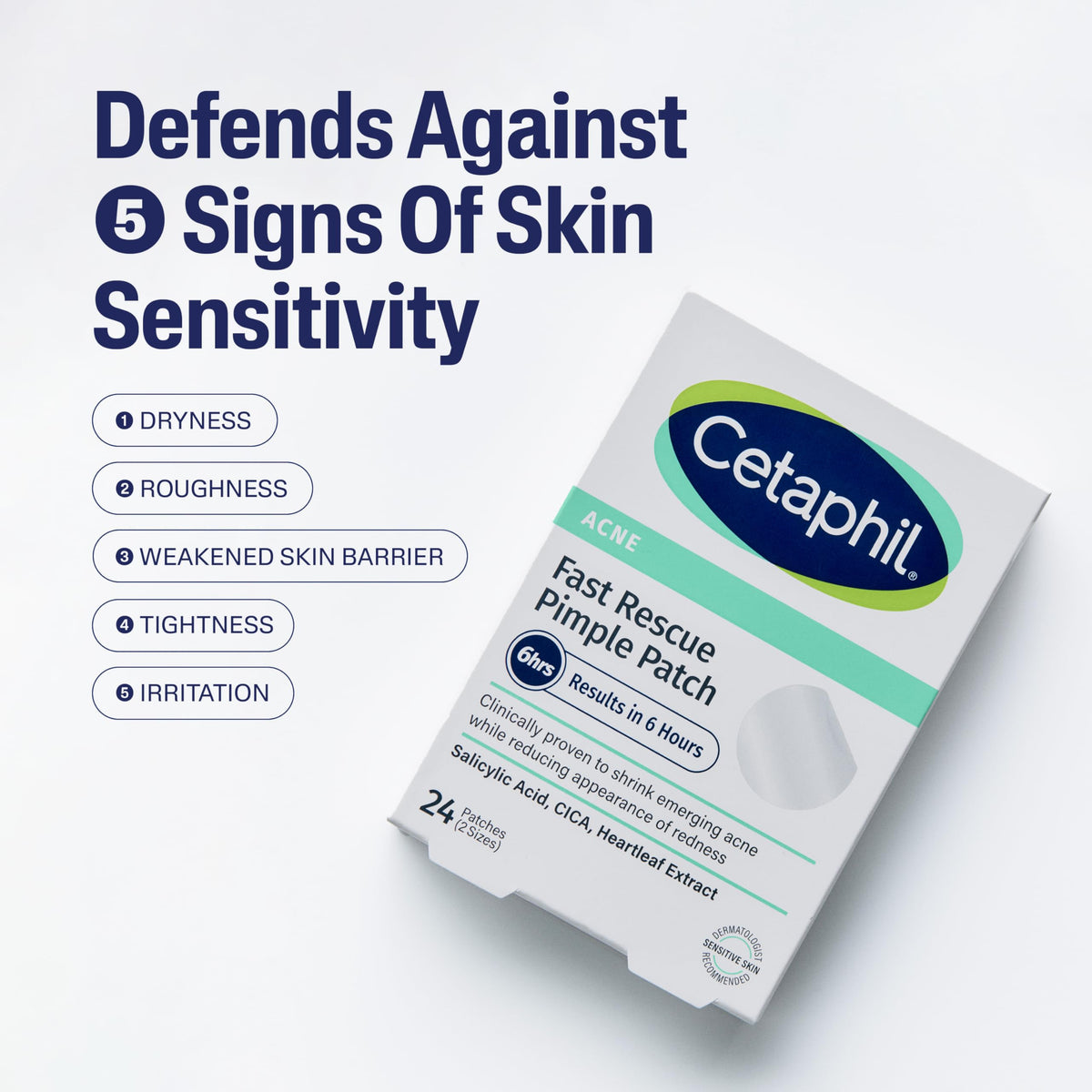 Cetaphil - Parche de rescate rápido para acné